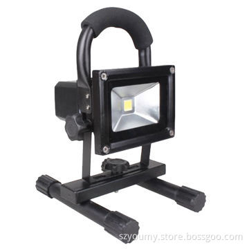 Rechargeable 10W LED frame portable hiking lamp, 4,400mAh, available in white
